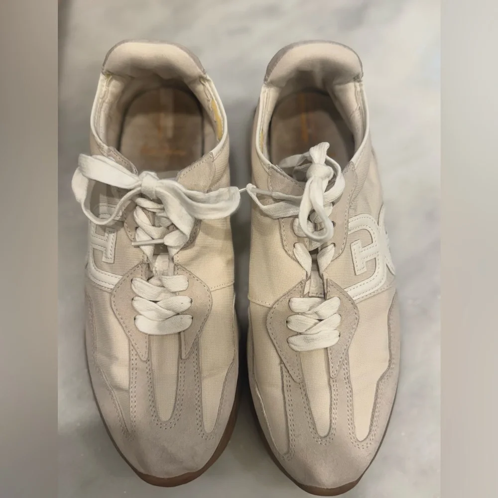 Sam Edelman Cream and White Athletic Shoes - Picture 3 of 7